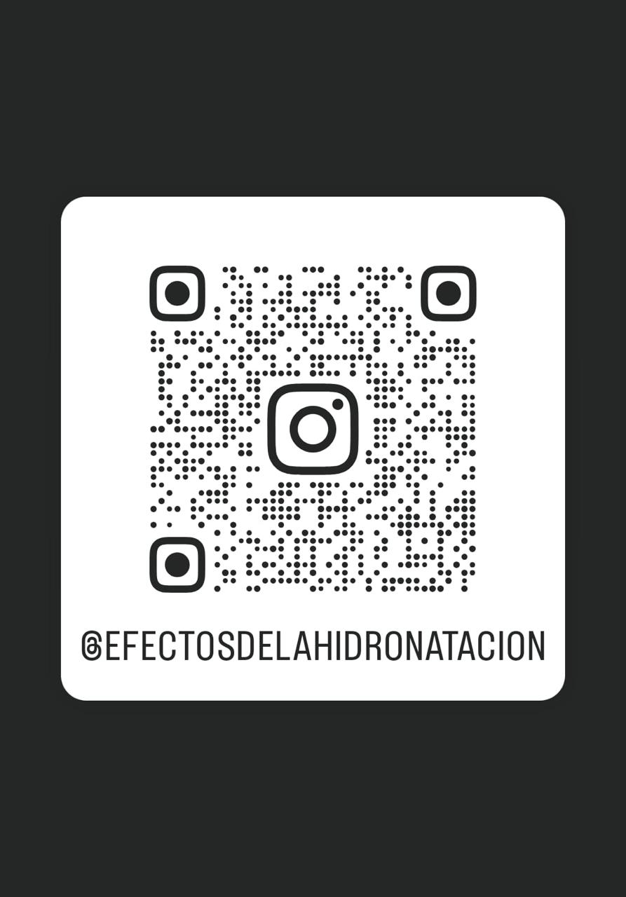 Código QR para visitar el Instagram del proyecto Hidronatación